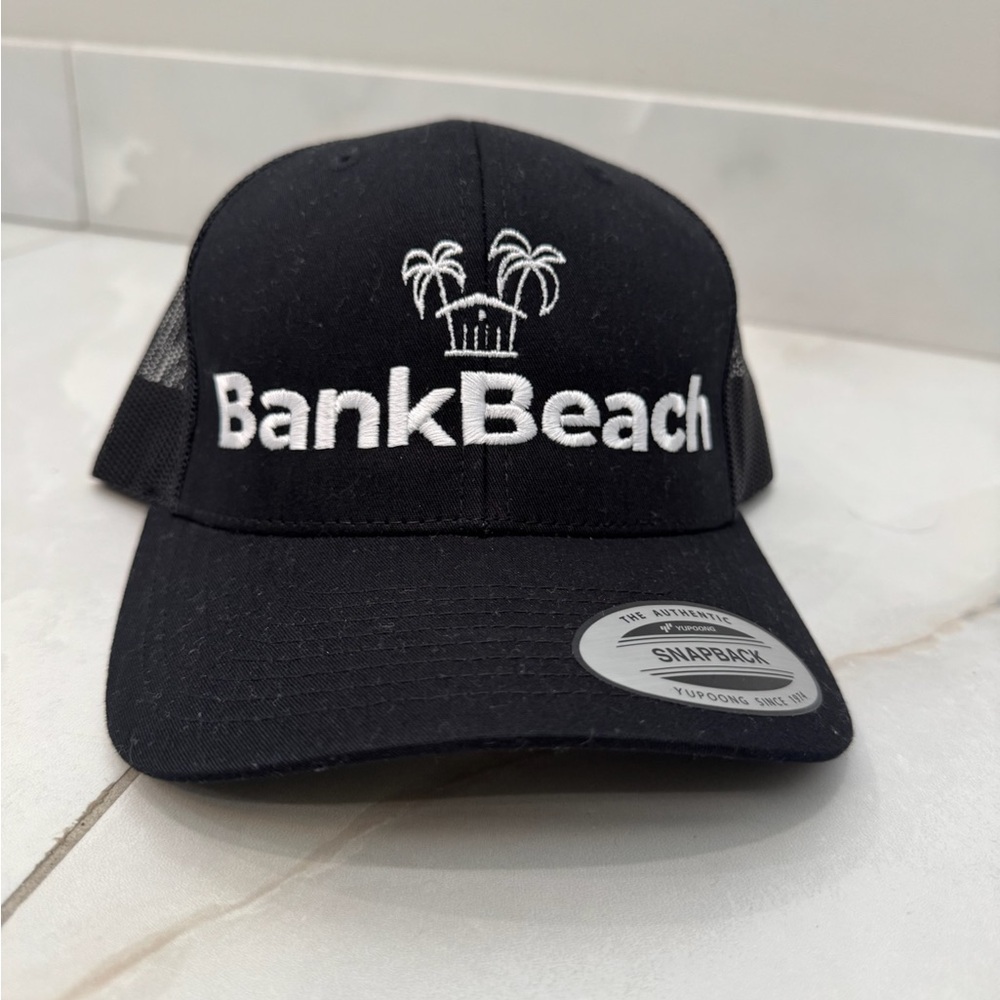 🔥 BankBeach Exclusive Fintech Startup Promo Launch Adjustable Mesh Trucker Hat